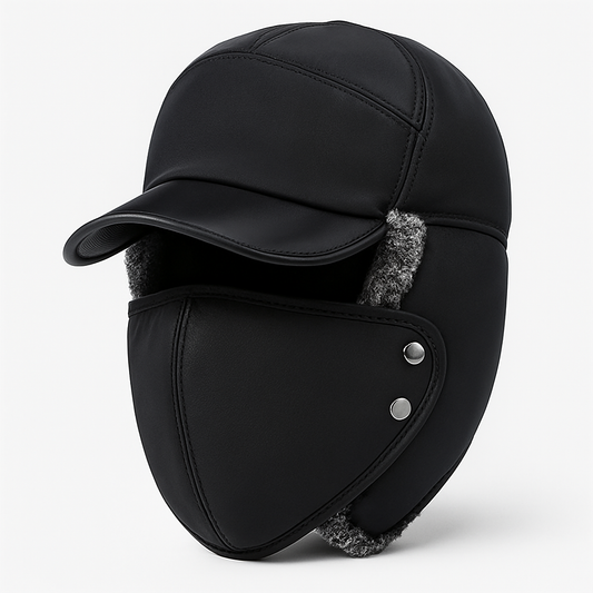 Winter Thermal Trapper Hat with Ear Flaps – Waterproof, Windproof, Adjustable Fit for Men and Women, Soft Breathable Lining 1